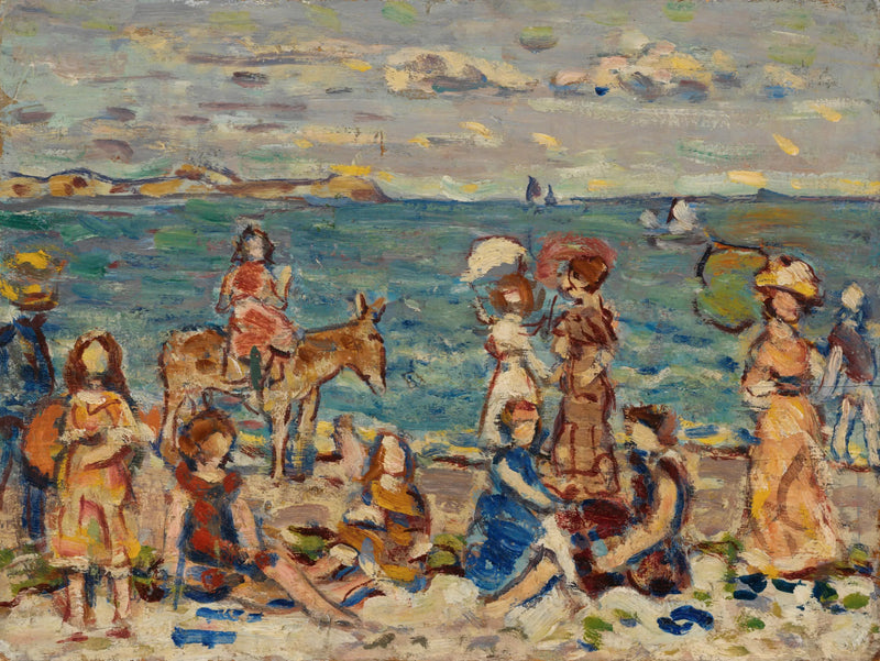 Alla spiaggia - Maurice Prendergast