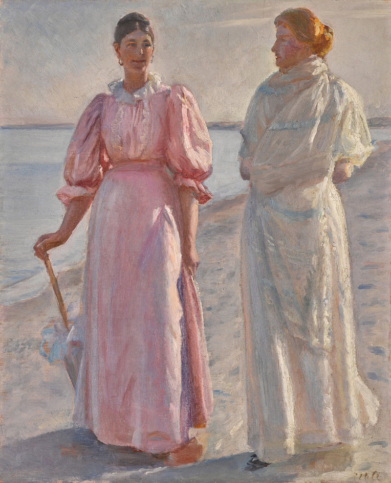 In spiaggia, Skagen. -Michael Peter Ancher