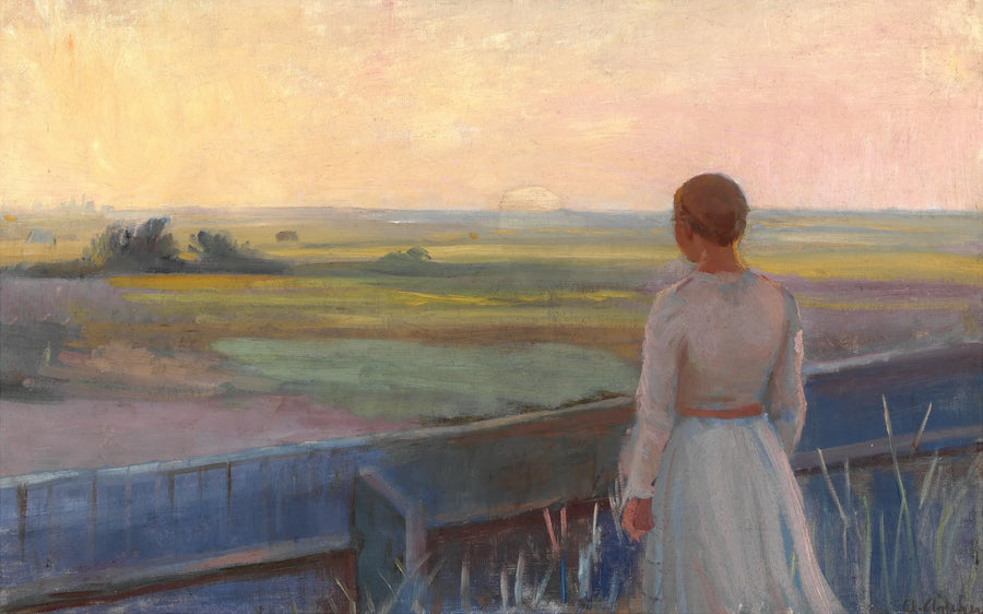 Al crepuscolo - Anna Ancher