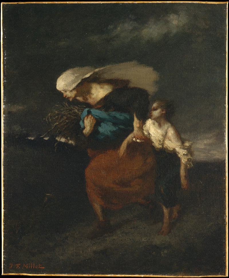 Al riparo dalla tempesta - Jean-François Millet