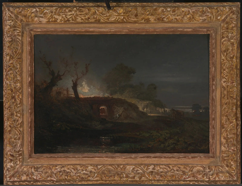 Una Calchera, Possibilmente a Briton Ferry nel Galles del Sud - J. M. W. Turner