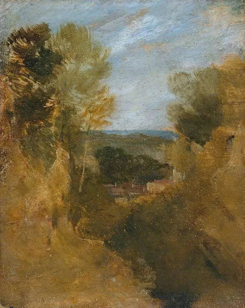 Una Valle Stretta - J. M. W. Turner