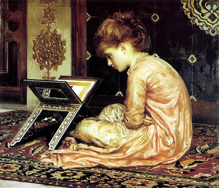 A un pulpito di lettura - Frederic Leighton