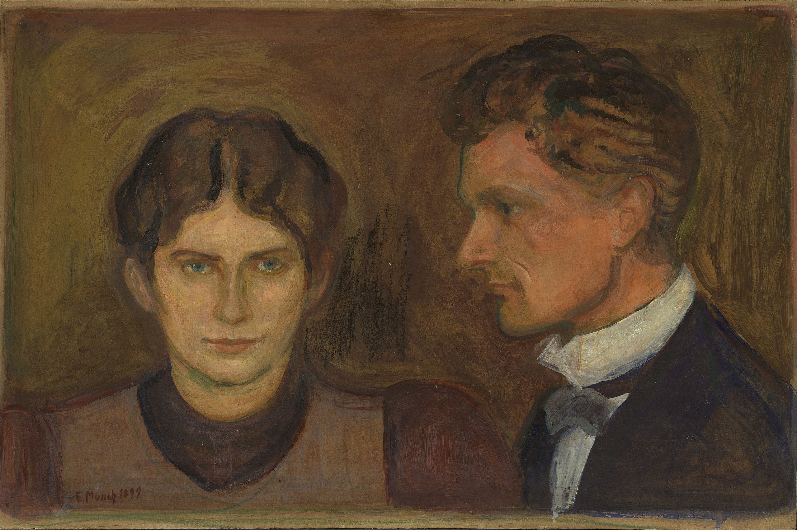 Aase et Harald Nørregaard - Edvard Munch - Alpha Reproduction