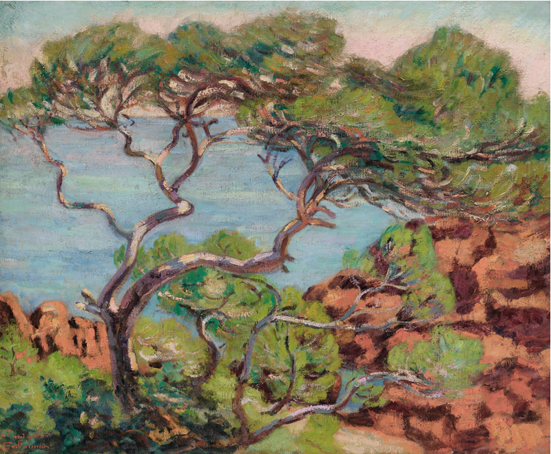 Aay, Paesaggio del Sud - Armand Guillaumin
