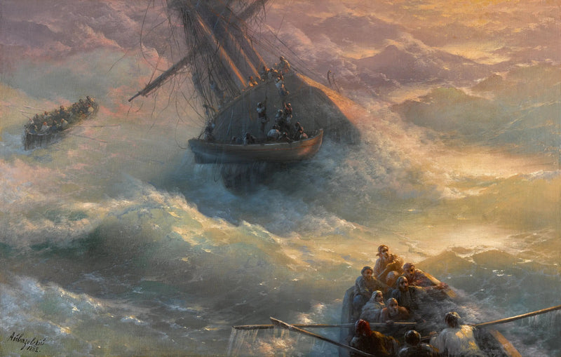Abbandono della nave - Ivan Aïvazovski