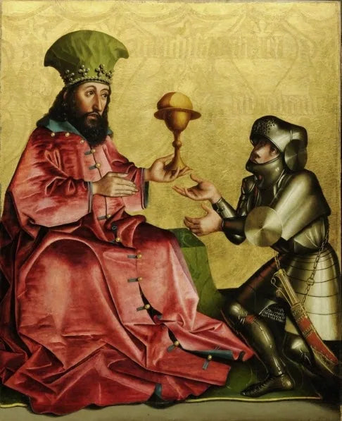 Abraham e Melchisedek - Konrad Witz