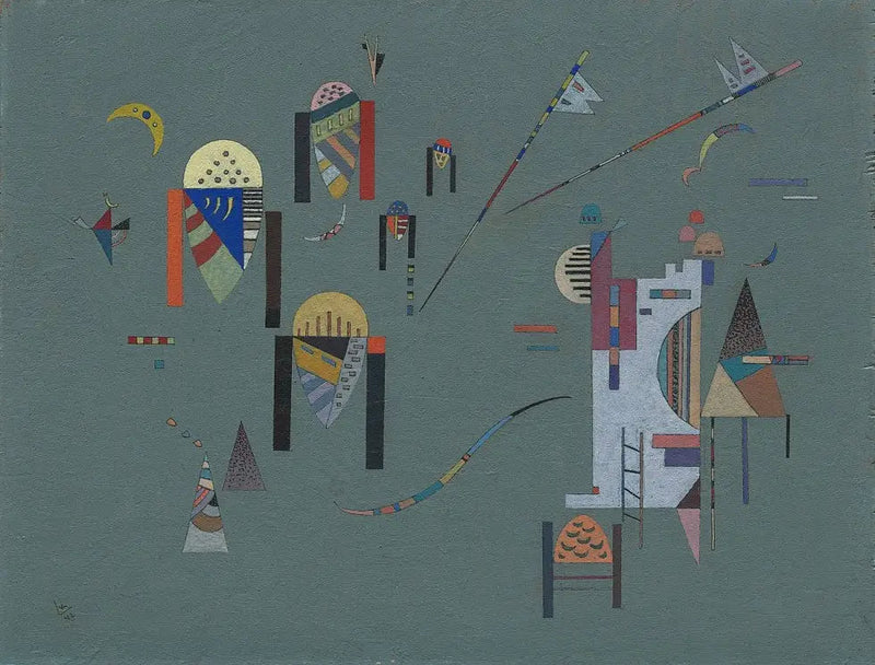 Accenti verticali - Vassily Kandinsky