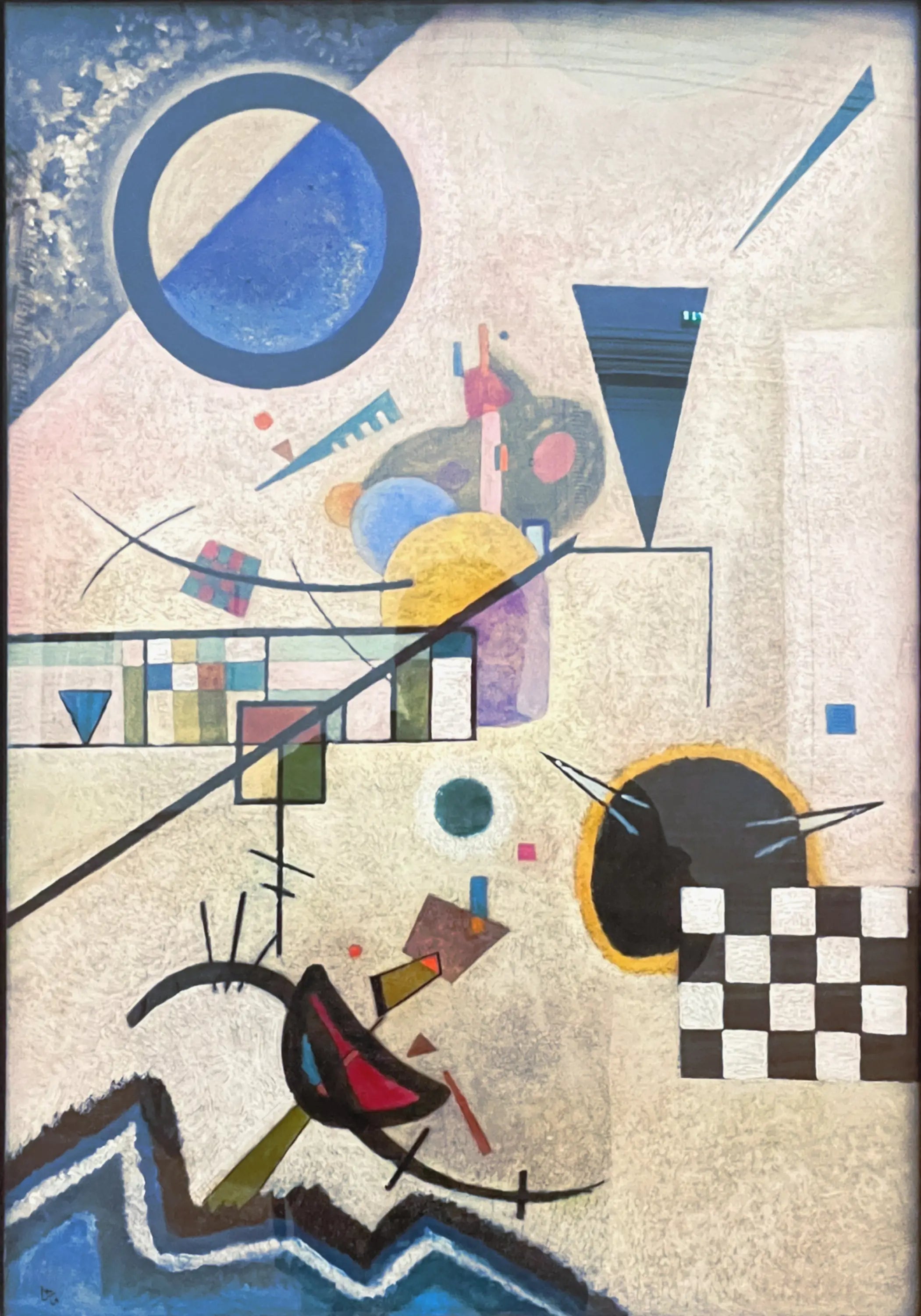 Accords opposés - Vassily Kandinsky image 1 copie de tableau peinte à la main