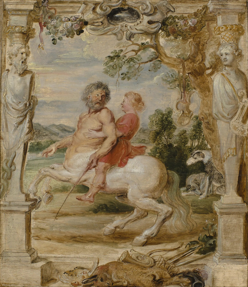 Achille éduqué par le centauro Chiron - Peter Paul Rubens