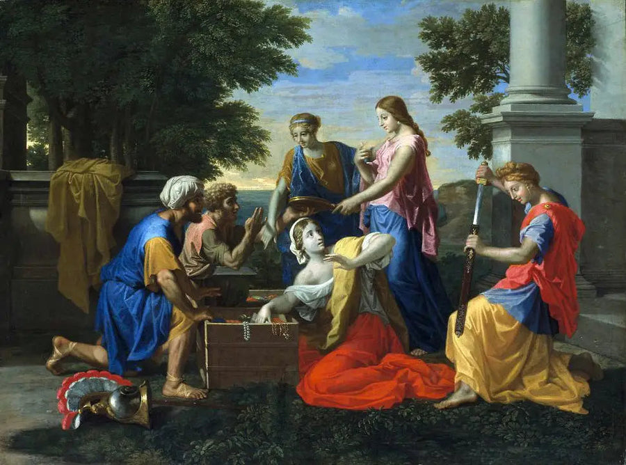 Achille tra le figlie del re Lycomède - Nicolas Poussin