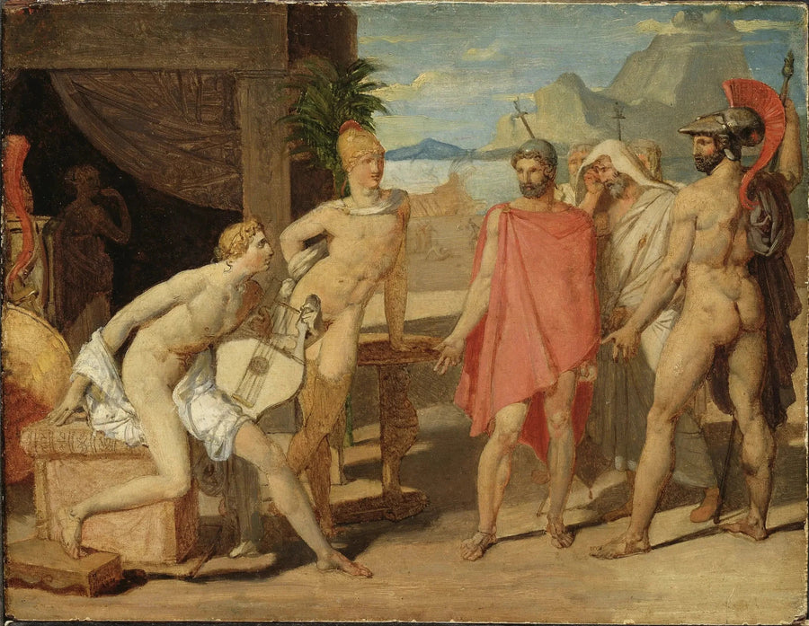 Achille che riceve gli ambasciatori di Agamennone - Jean-Auguste-Dominique Ingres