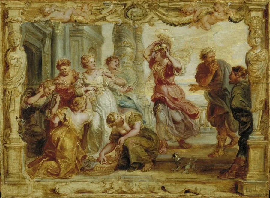 Achille riconosciuto tra le figlie di Lycomède - Peter Paul Rubens