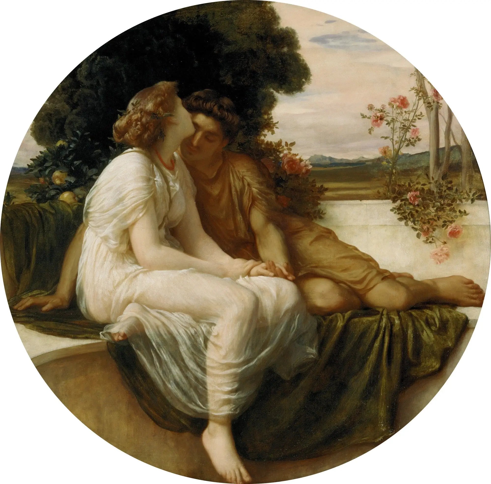Acmé et Septime - Frederic Leighton image 1 tableau peint à l’huile sur toile