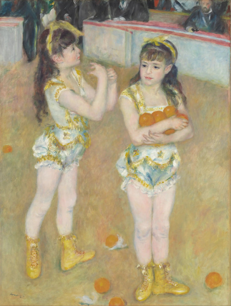 Acrobati al Circo Fernando (Francisca e Angelina Wartenberg) - Pierre-Auguste Renoir