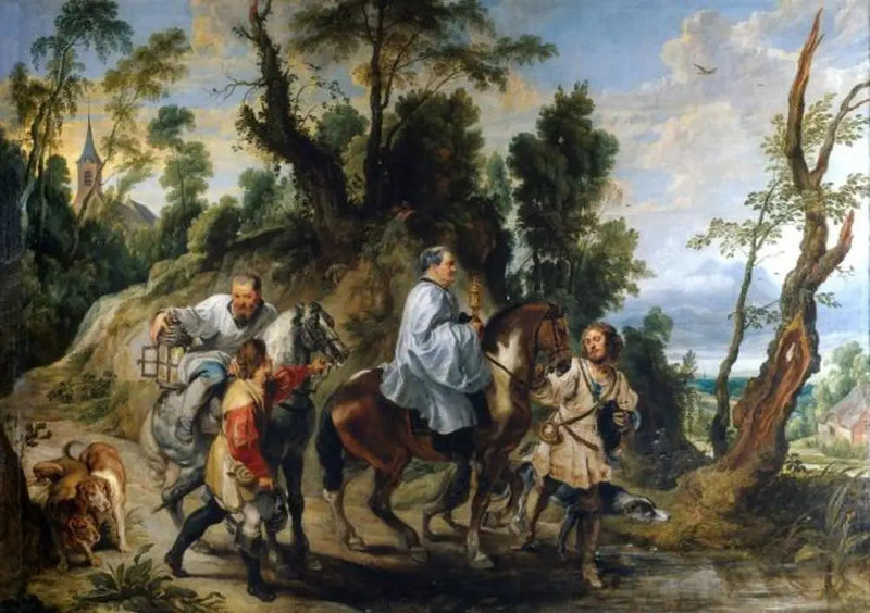 Atto di devozione di Rodolfo I d'Asburgo - Peter Paul Rubens