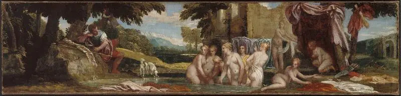 Actéon che guarda Diana e le sue ninfe che si bagnano - Paul Véronèse