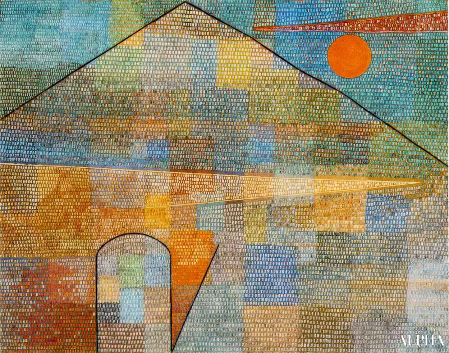 ad parnassum - Paul Klee - Reproductions de tableaux et peintures haut de gamme