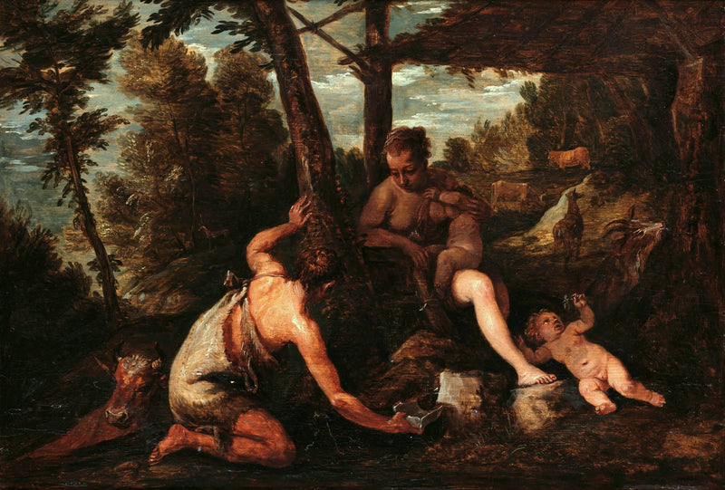 Adamo ed Eva cacciati dal Paradiso - David Teniers il Giovane