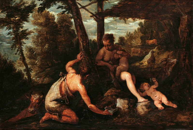 Adamo ed Eva cacciati dal Paradiso - David Teniers il Giovane