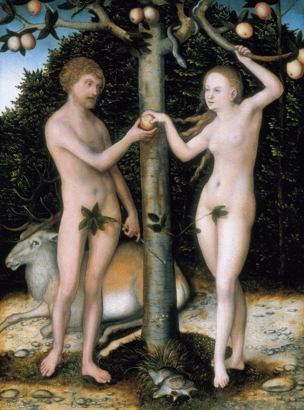 Adamo ed Eva - La caduta dell'uomo - Lucas Cranach il Vecchio