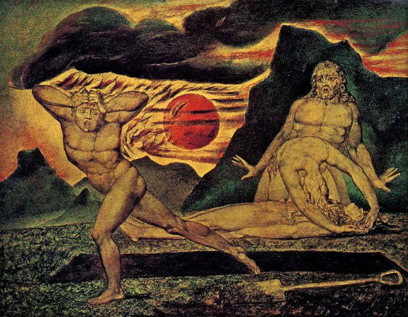 Adamo ed Eva trovando il corpo di Abele - William Blake