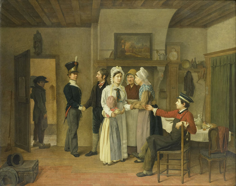 Les adieux du soldat - Charles Van Beveren