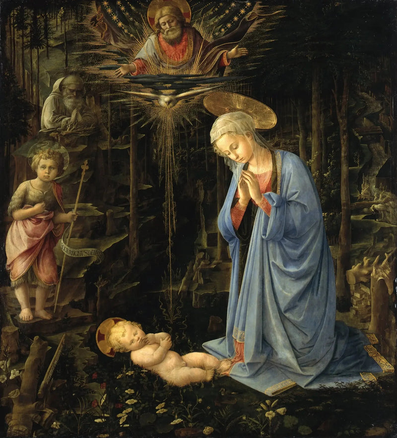 Adorazione nella foresta - Fra Filippo Lippi