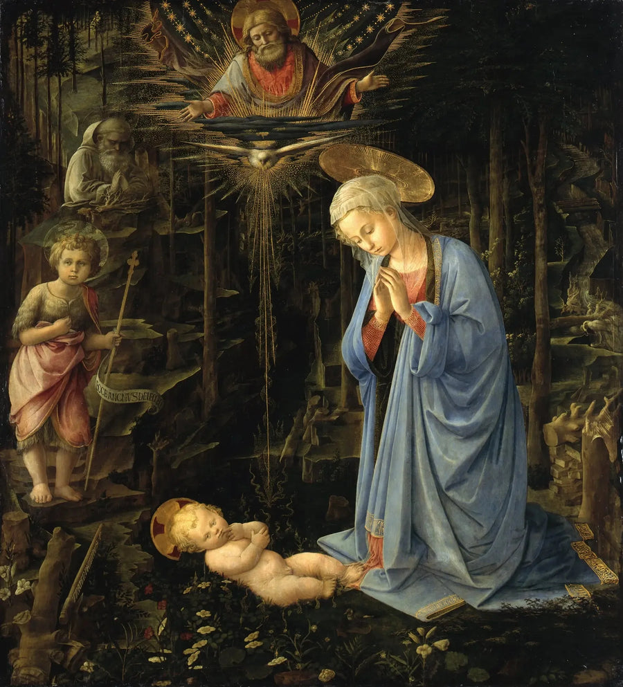 Adorazione nella foresta - Fra Filippo Lippi