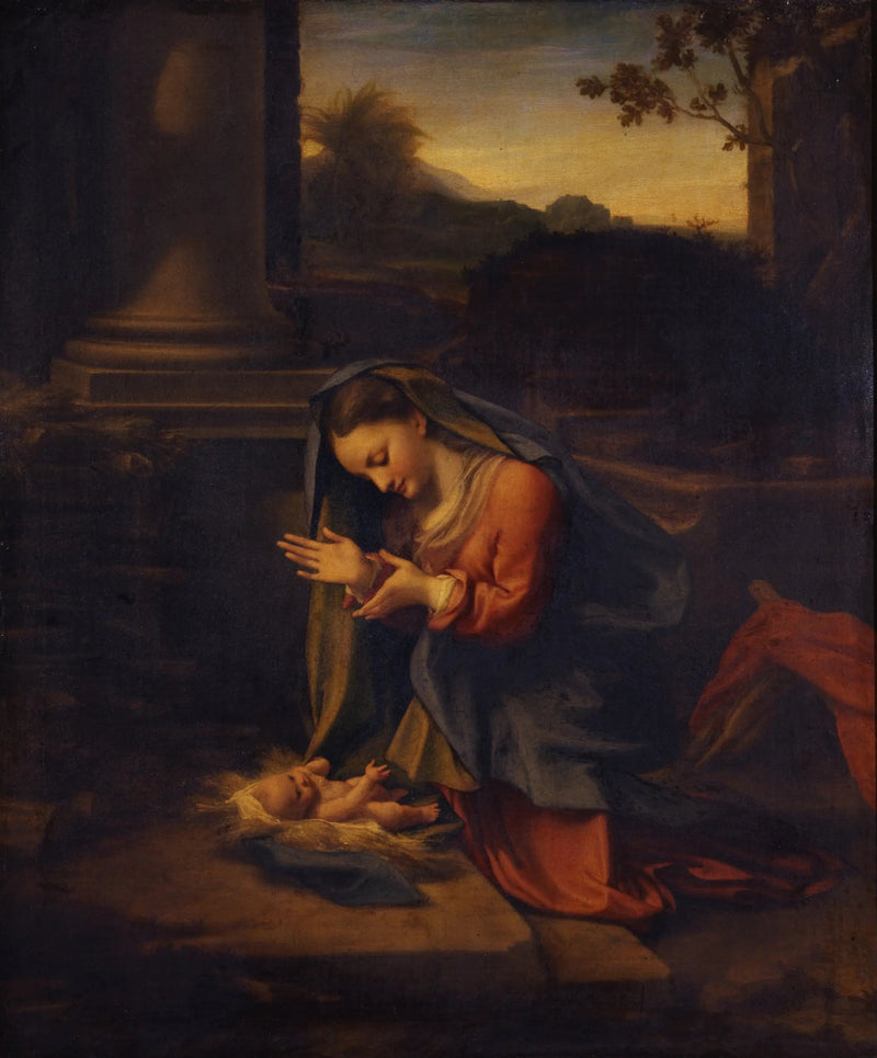 Adorazione del Bambino - Antonio da Correggio