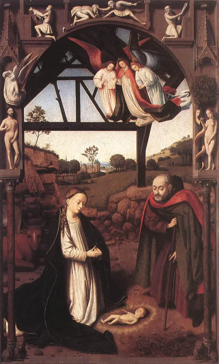 Adorazione del Bambino Gesù - Petrus Christus