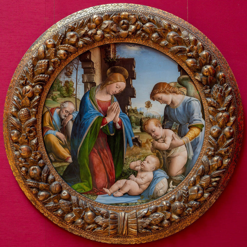 Adorazione del Bambino - Sacra Famiglia con il bambino san Giovanni - Fra Bartolomeo