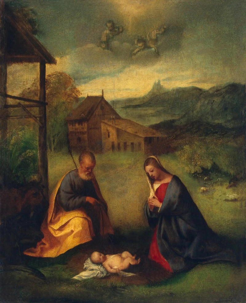Adorazione del Bambino - Titian