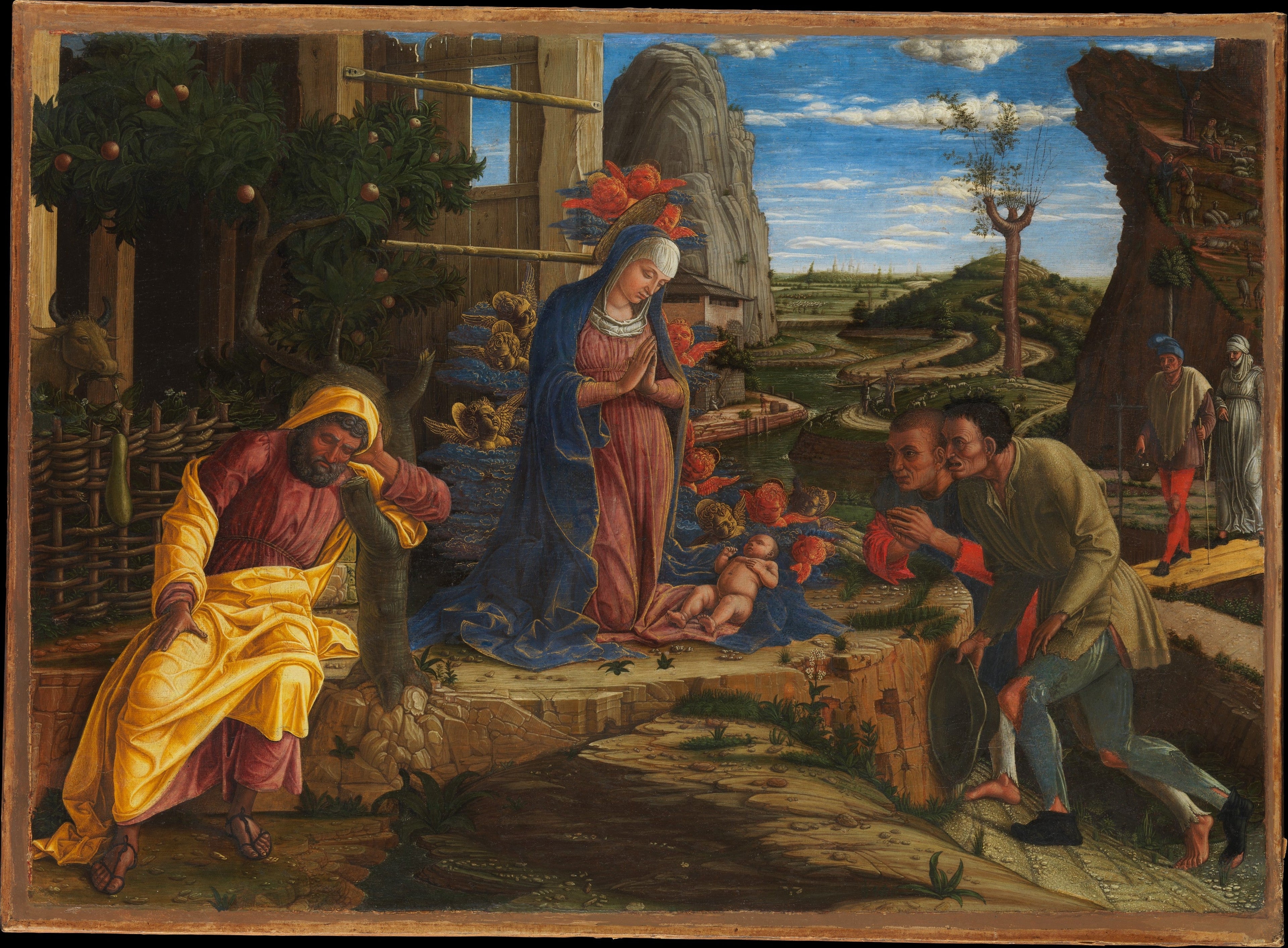 Adoration des bergers - Andrea Mantegna - Alpha Reproduction