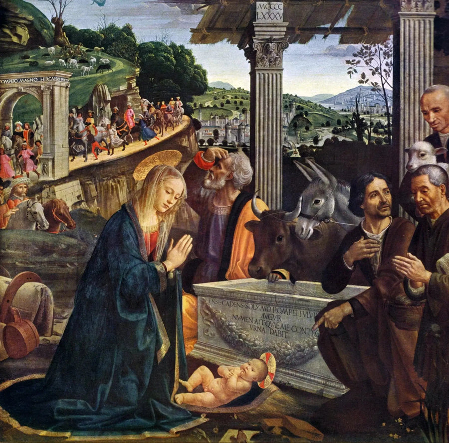 Adorazione dei pastori - Domenico Ghirlandaio
