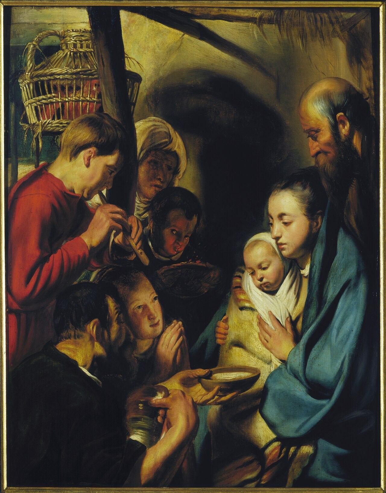 Adoration des bergers - Jacob Jordaens image 1 tableau peint à l’huile sur toile