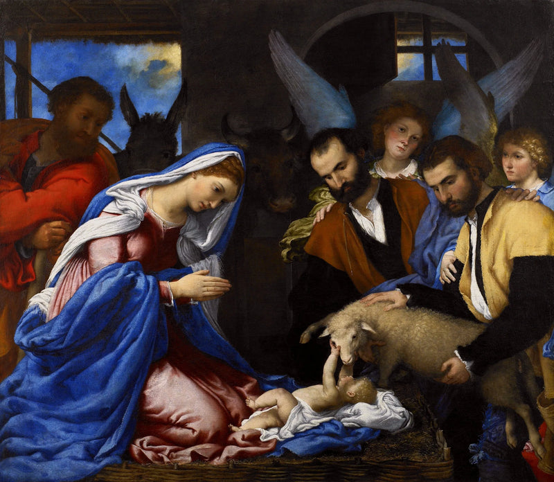 Adorazione dei pastori - Lorenzo Lotto