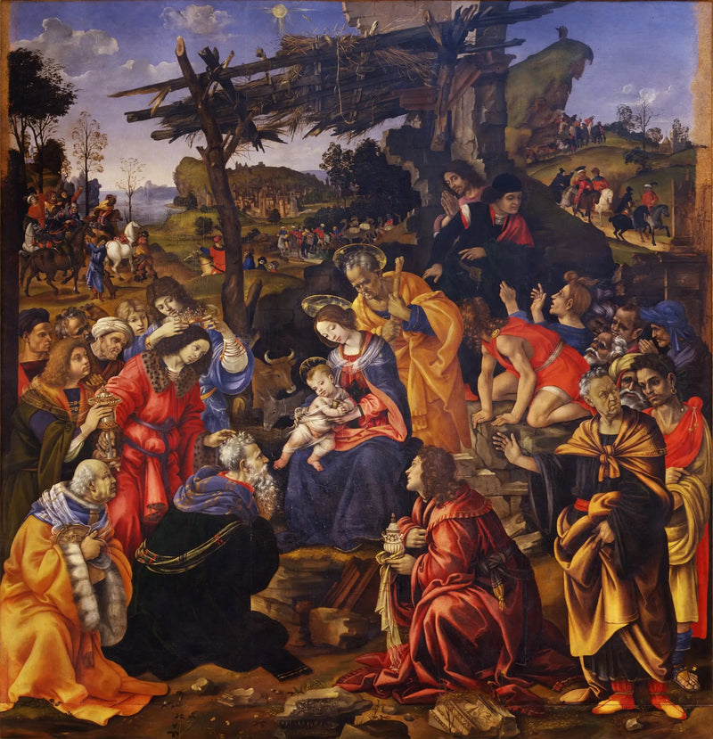 Adorazione dei Magi - Filippino Lippi