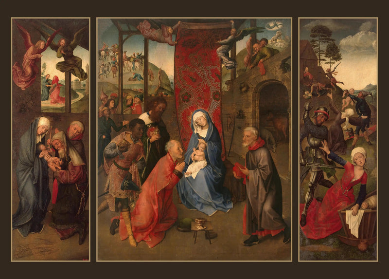 Adorazione dei Magi (Trittico) - Hugo van der Goes