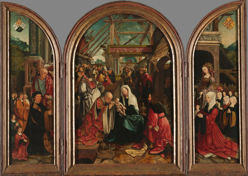 L'Adoration des Trois Rois - Jacob Cornelisz van Oostsanen