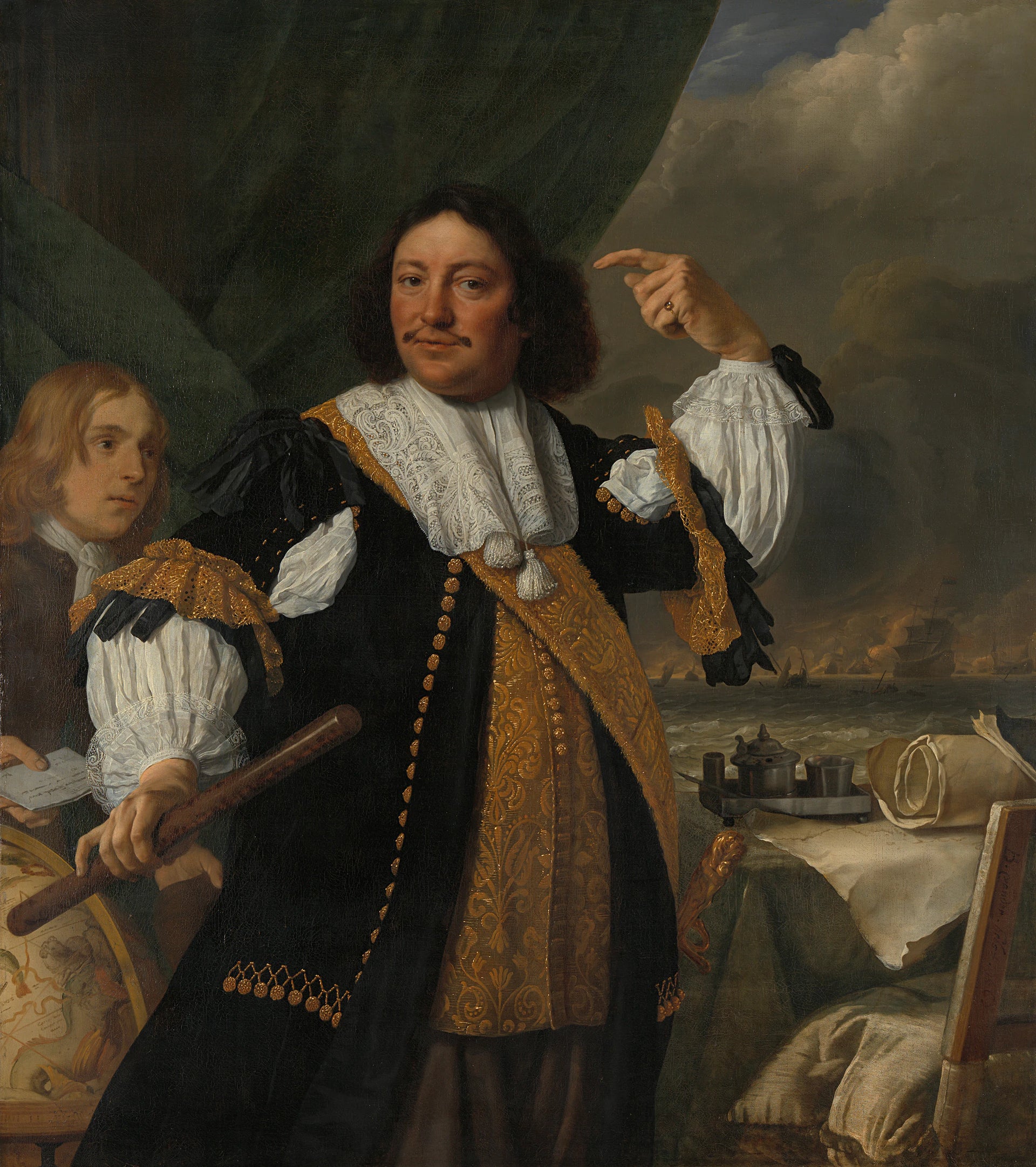 Aert van Nes (1626-93). Lieutenant-amiral - Bartholomeus van der Helst