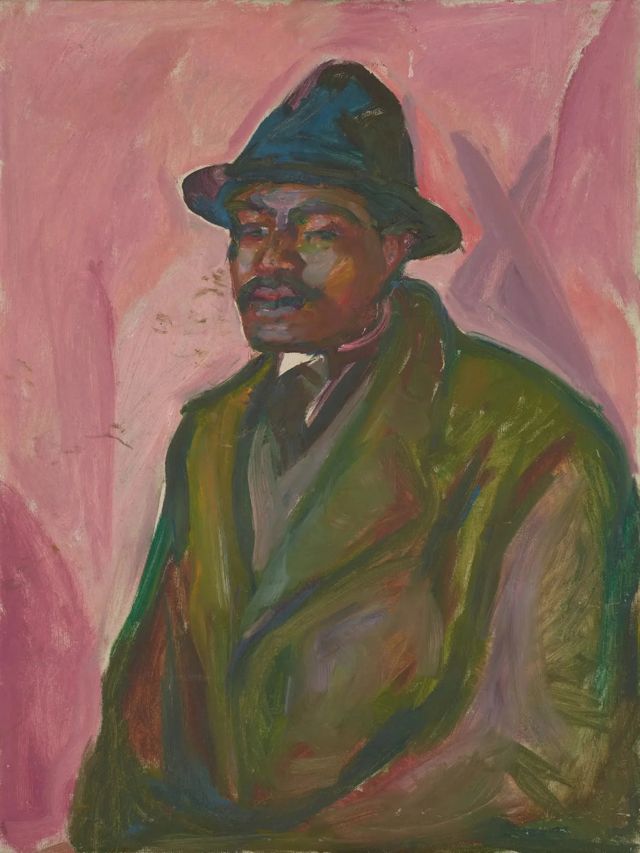 Africano con mantello verde - Edvard Munch