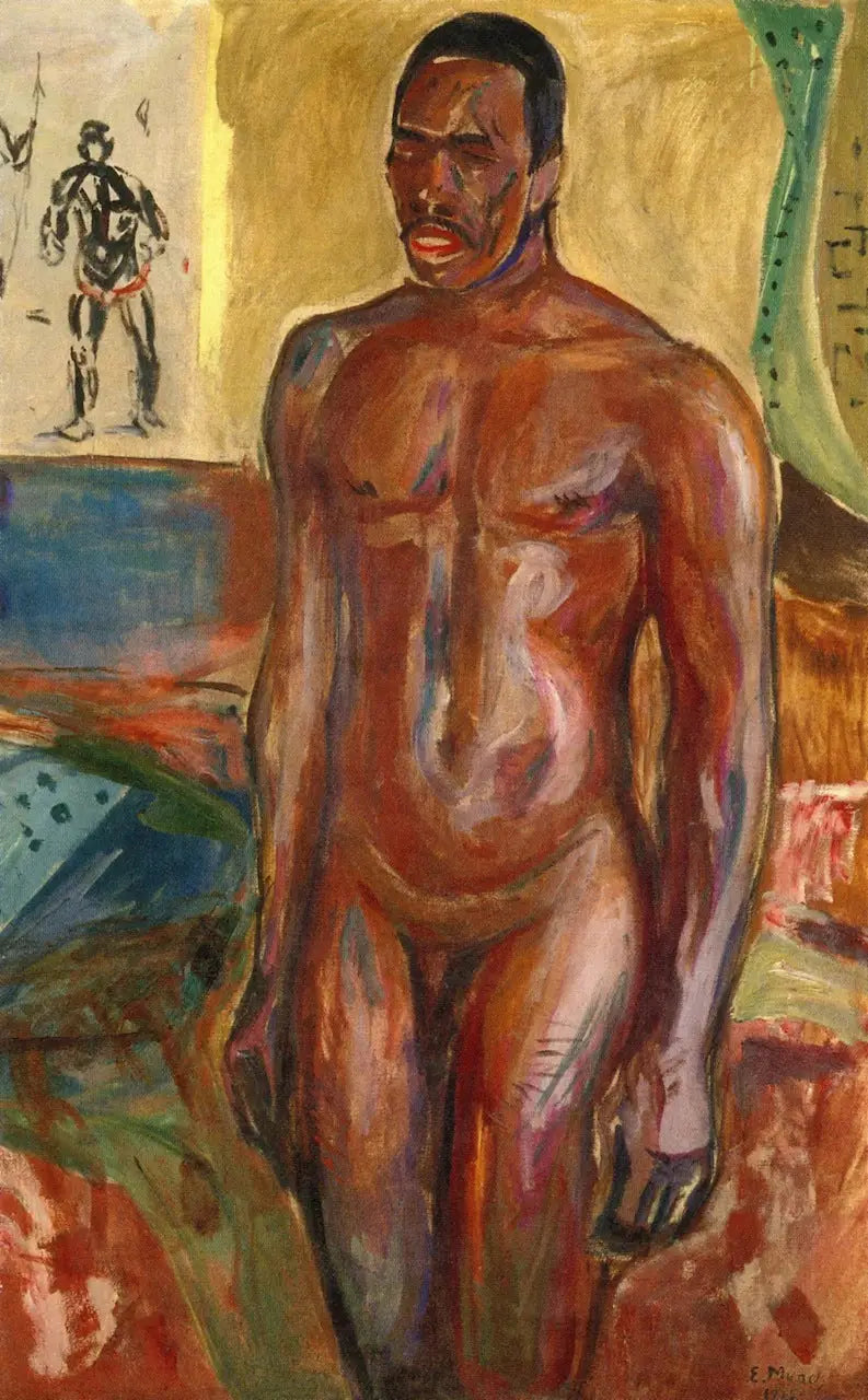 Nudo africano in piedi - Edvard Munch