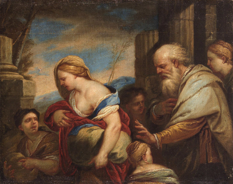 Agar cacciata da Abramo - Luca Giordano