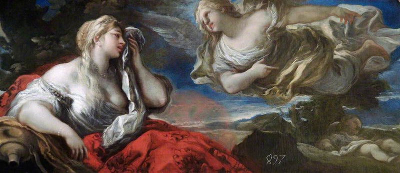 Agar e Ismaël nel deserto - Luca Giordano