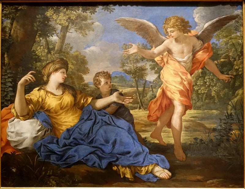 Agar e l'angelo - Pietro da Cortona