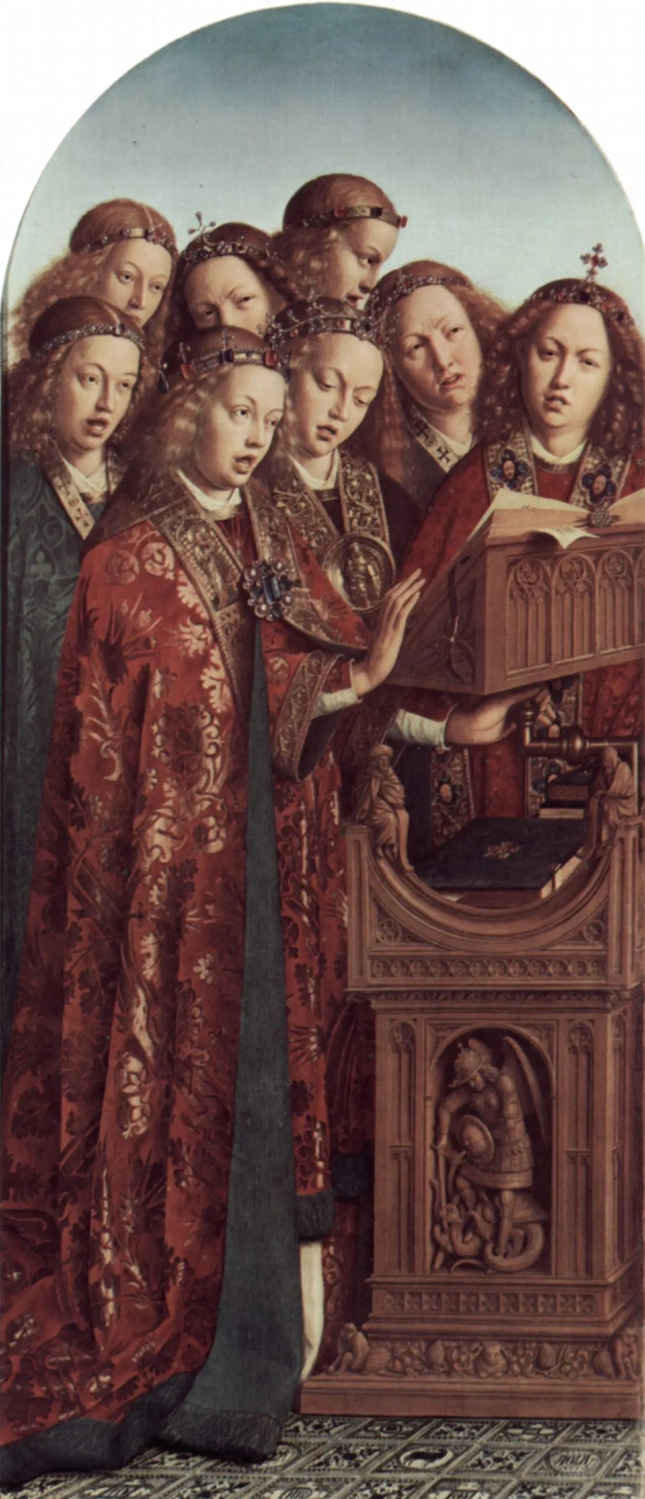 Agneau Mystique - Jan van Eyck image 1 tableau peint à l’huile sur toile