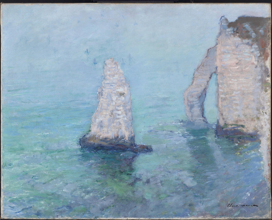 L'ago e la porta a valle, Étretat W1033 - Claude Monet