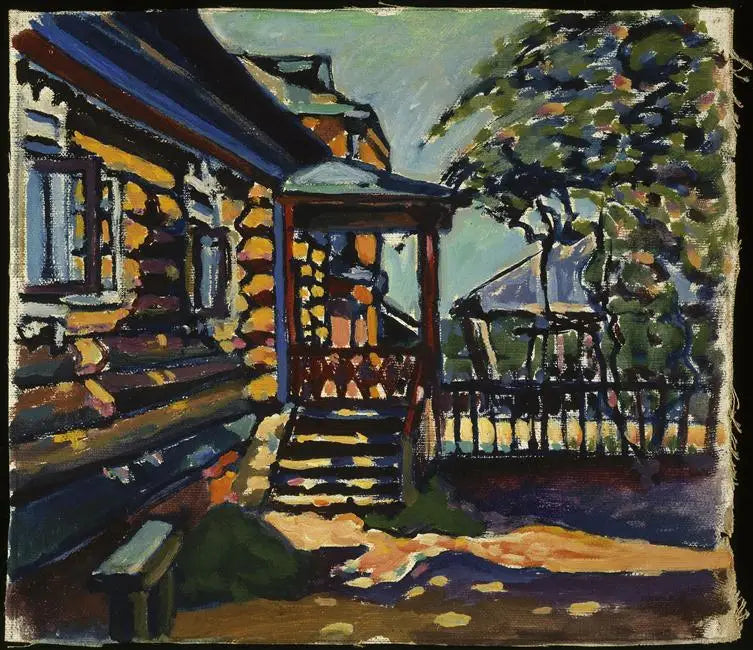 Akhtyrka, ingresso principale della datcha - Vassily Kandinsky