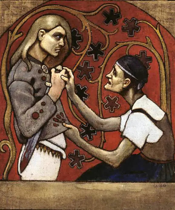 Le Fratricide - Akseli Gallen-Kallela